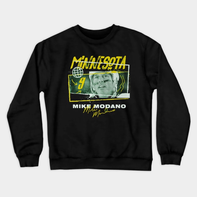 Mike Modano Minnesota Tones Crewneck Sweatshirt by lavonneroberson